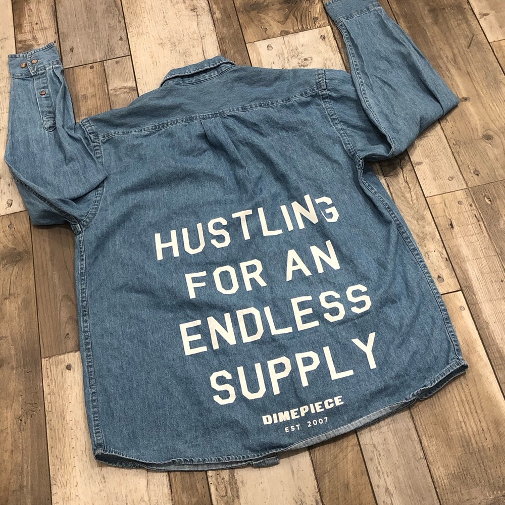 Dimepiece Button Down Denim